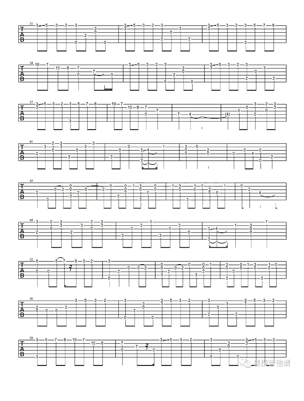 郑成河《River Flows In You》吉他谱第2张