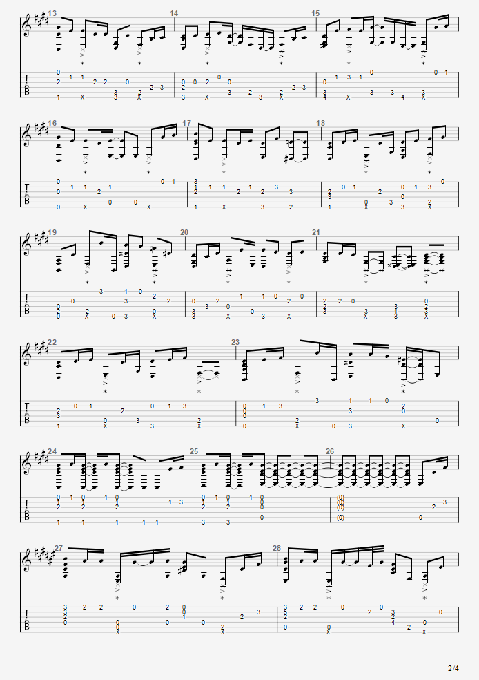 命运石之门《Another Heaven - Full Version》吉他谱 - 推荐版本第2张